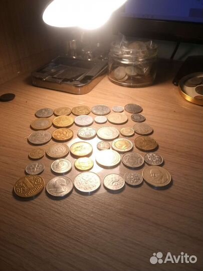 Иностранные монеты 36 штук без повторов