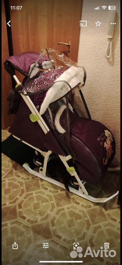 Санки коляска ника