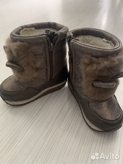 Зимние ботинки на девочку