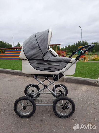 Коляска roan 2в1 экокожа + комплект