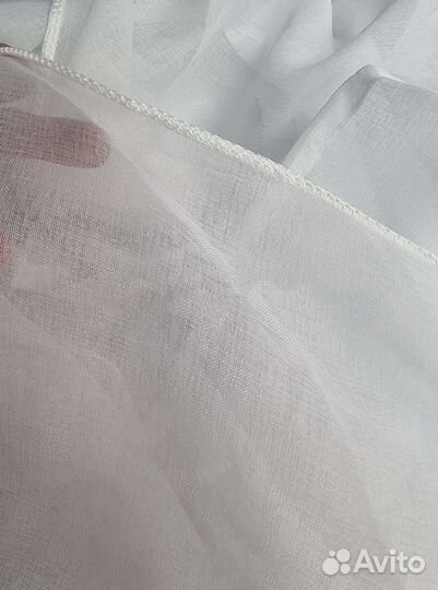 Тюль лен батист новый готовый любая ширина