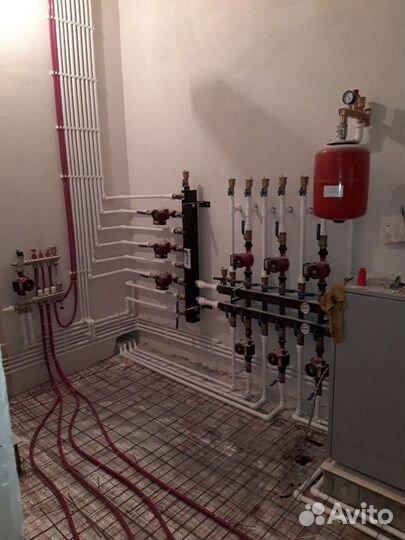 Монтаж отопления и водоснабжения