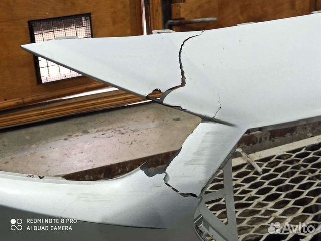 Передний бампер Hyundai Solaris