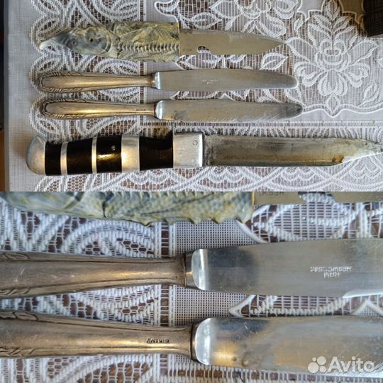 Набор столовых приборов мельхиор, нержавейка