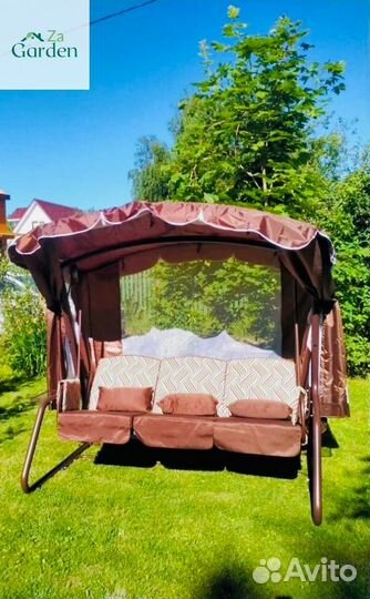 Садовые качели оазис шоколад