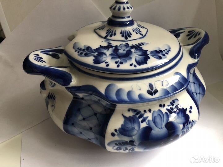 Супница Гжель