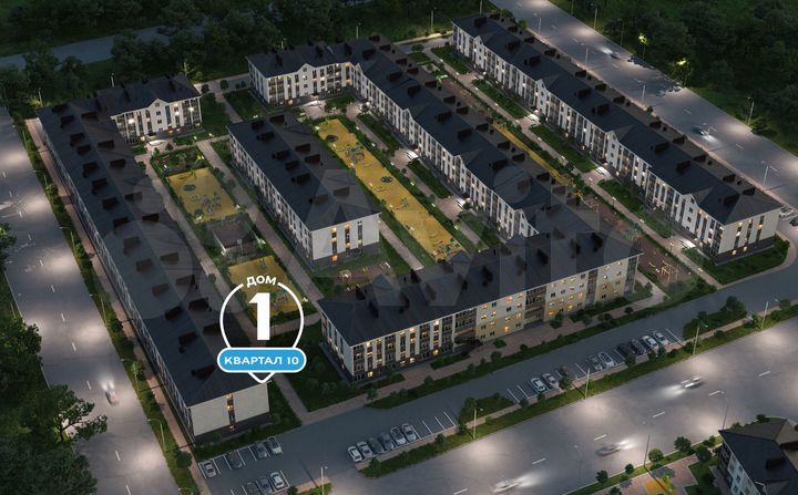 1-к. квартира, 32,7 м², 2/4 эт.