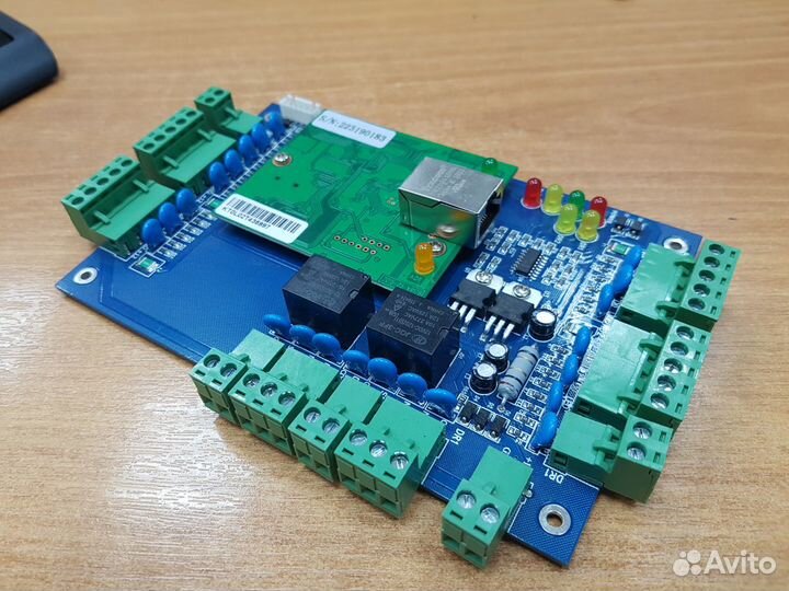 Контроллер управления 2-мя дверьми, сетевой