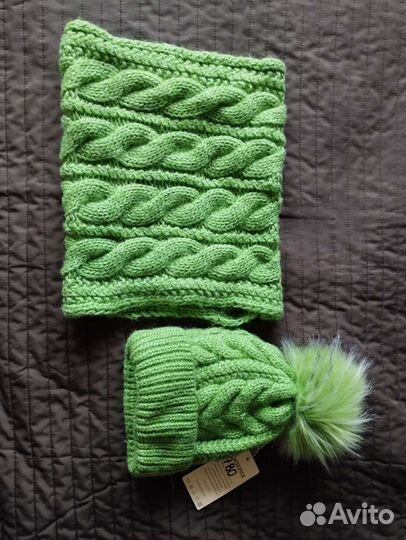 Комплект шапка и снуд