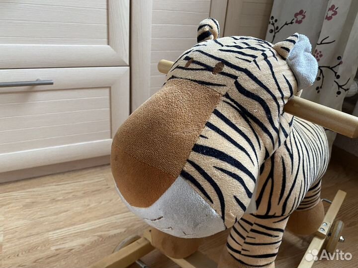 Каталка-качалка Тигр на колесах