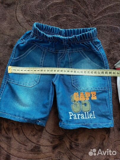 Костюм шорты и футболка для мальчика, р-р 86-92