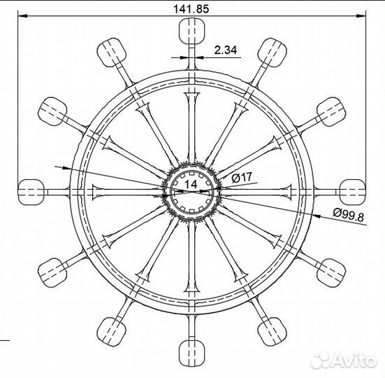 Крыльчатка Karcher K5.20 арт. 5.600-038