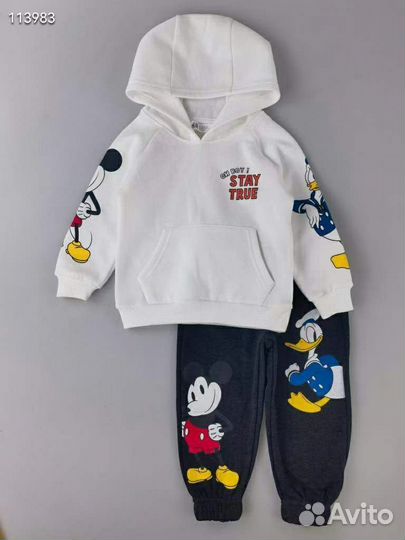 Костюм H&M 95см.для мальчика на флисе