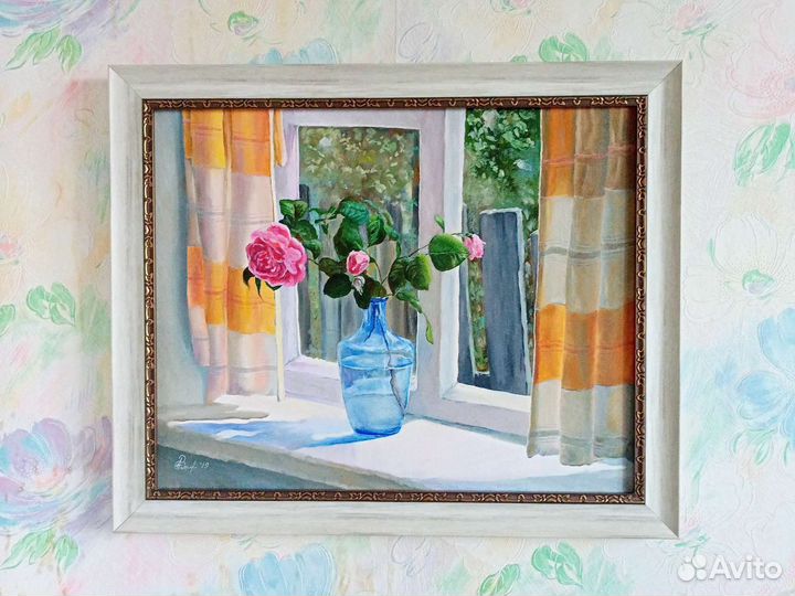 Картина маслом. Окошечко