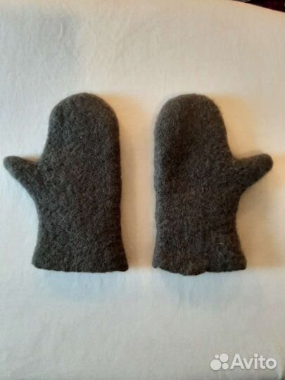 Новые детские варежки валяные 1-2 года