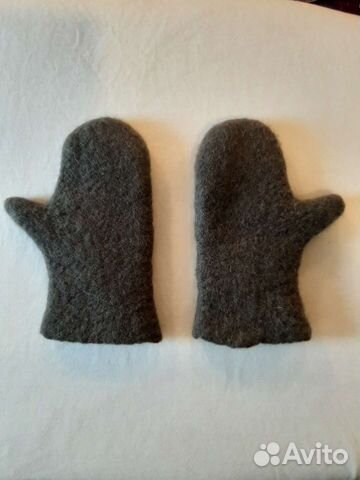 Новые детские варежки валяные 1-2 года