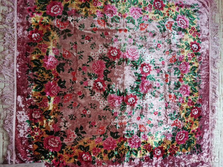 Скатерть плюшевая СССР