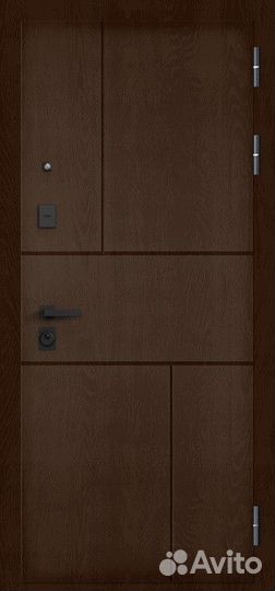 Металлические двери с зеркалом