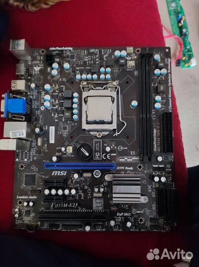 Мат. Плата MSI H55M-E23 + i3-550 +Кулер