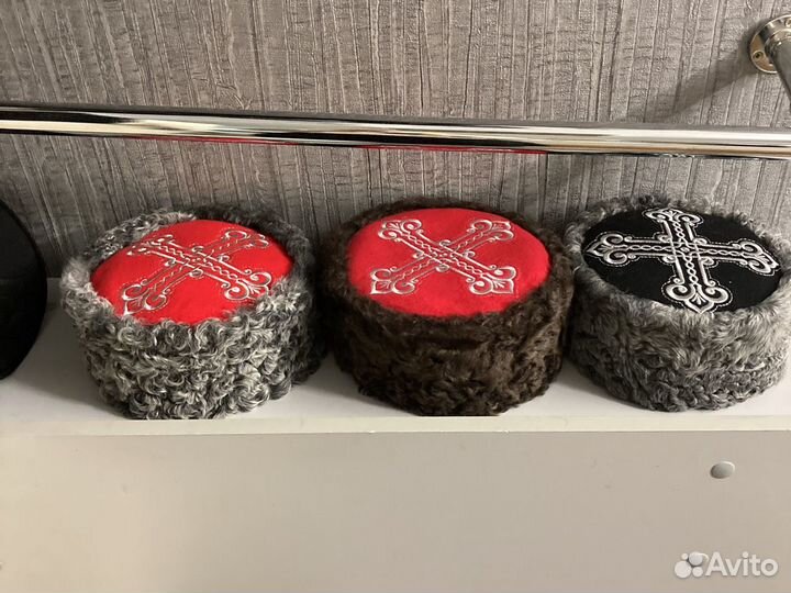 Кубанка казачья из кусочков каракуля