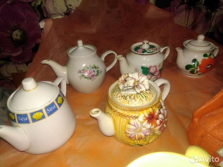 Чайники заварочные, молочники и сахарницы