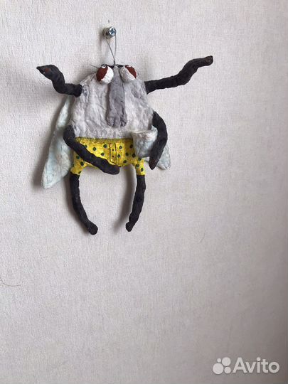 Ёлочная ватная игрушка Бляха Муха