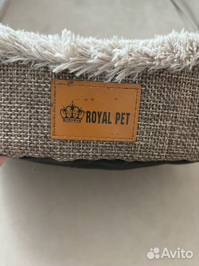 Лежанка royal pet овальная рогожка