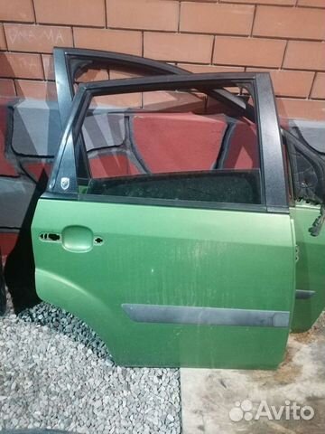 Дверь задняя правая форд фиеста мк5