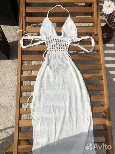 Платье вязаное