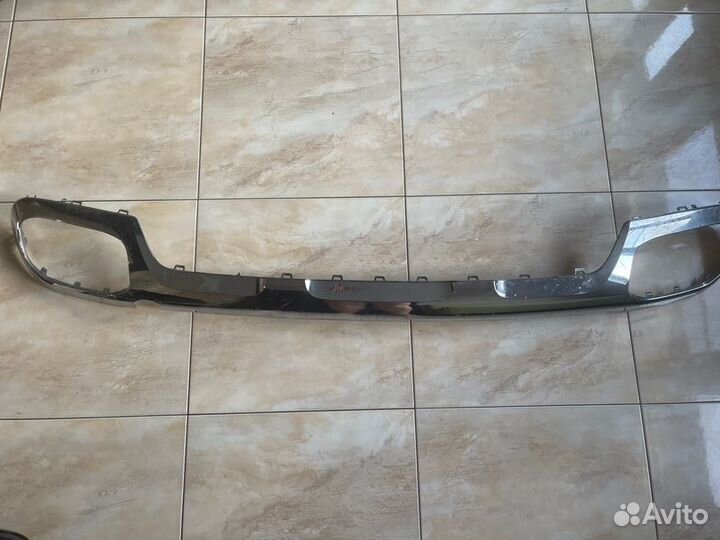 Накладка бампера задняя Mercedes Benz Gle Class W