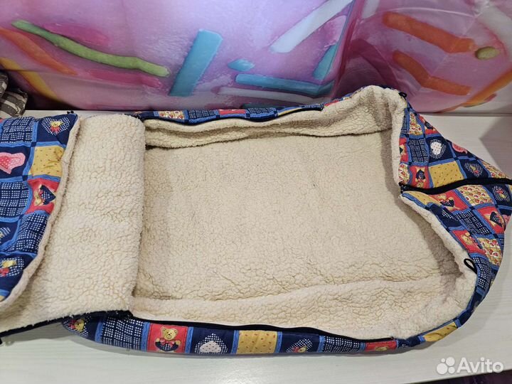 Конверт зимний на овчине