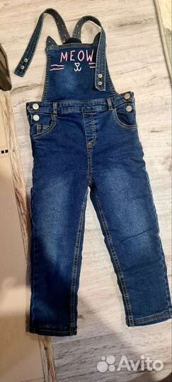 Джинсовый комбинезон для девочки 5 лет