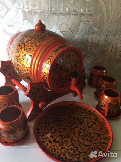 Пивной набор хохлома посуда
