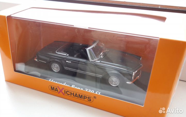 Mercedes-Benz 230SL Серый Maxichamps 1/43