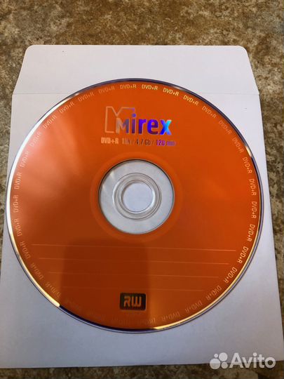 Mirex DVD+R 16X/4,6 Gb/120 min - болванки 20 штук