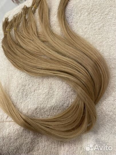 Волосы для наращивания натуральные б/у 60см