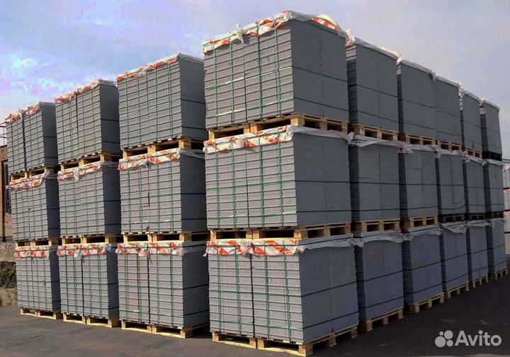 Газоблоки с завода от 10 м3