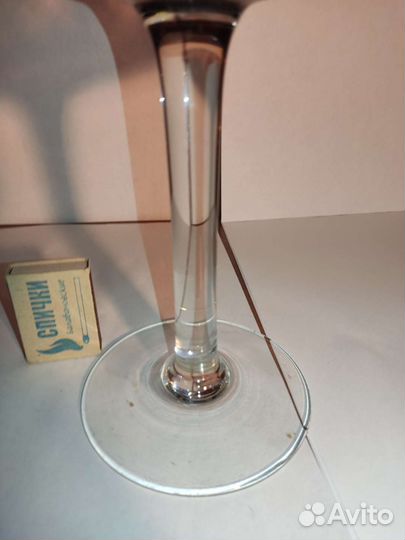 Ваза фруктовница. Богемское стекло