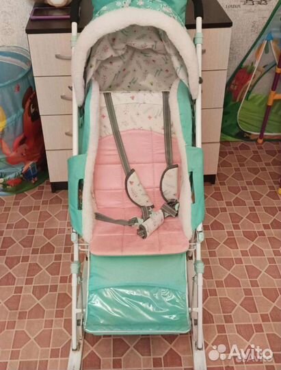 Детские санки коляска