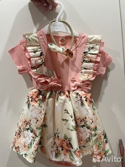 Платье для девочки 92