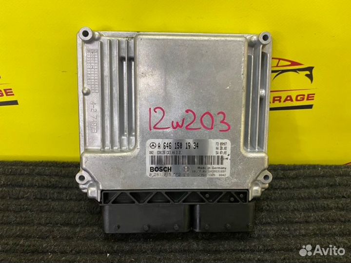 Блок управления двигателем Mercedes Clc W203