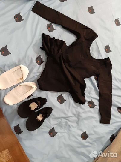 Танцевальный купальник и чешки