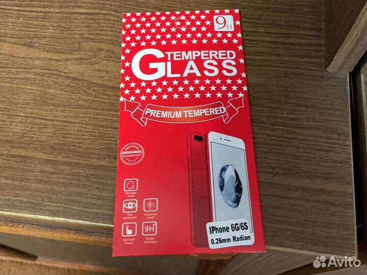 Защитное стекло на iPhone 6S и 6G