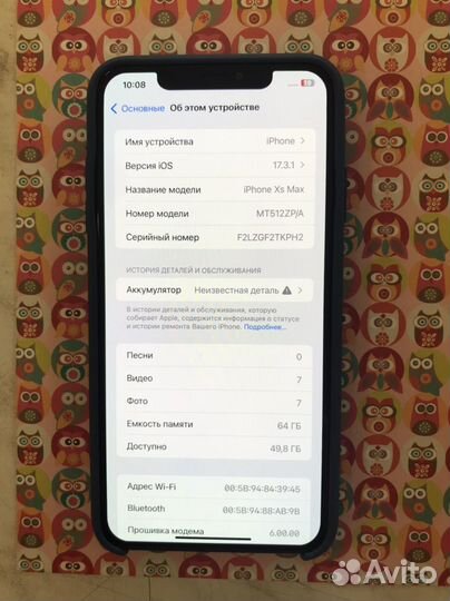iPhone Xs Max, 64 ГБ