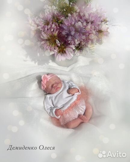 Кукла реборн мини