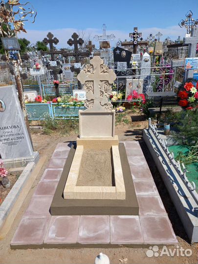 Памятники, ограды, ремонт могил