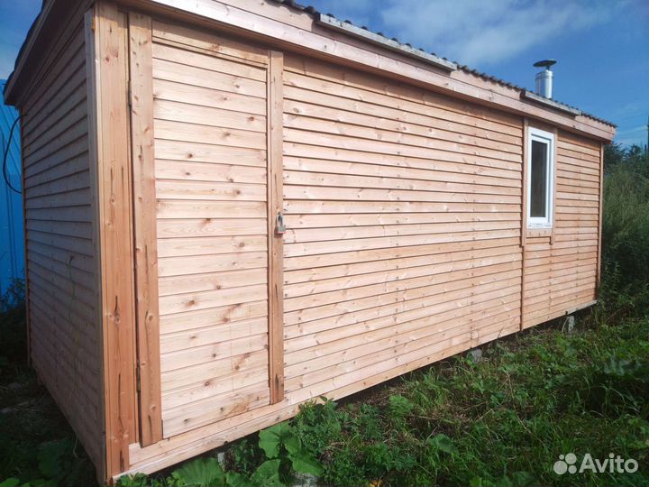 Мобильная баня 6#2,3