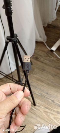 Кольцевая лампа со штативом бу