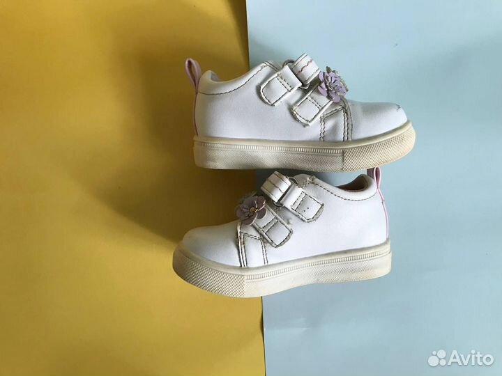 Кеды для девочки белые 20 размер