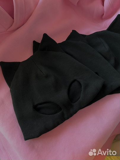 Балаклава/ шапка кошка / шапка с ушками